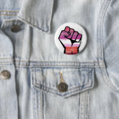 Lesbische weerstand ronde button 5,7 cm (In situ)