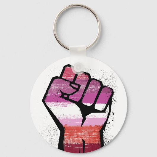 Lesbische weerstand sleutelhanger (Voorkant)