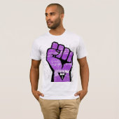 Lesbische weerstand t-shirt (Voorkant volledig)