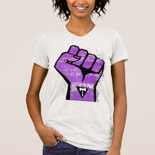Lesbische weerstand t-shirt (Voorkant)