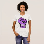 Lesbische weerstand t-shirt (Voorkant volledig)