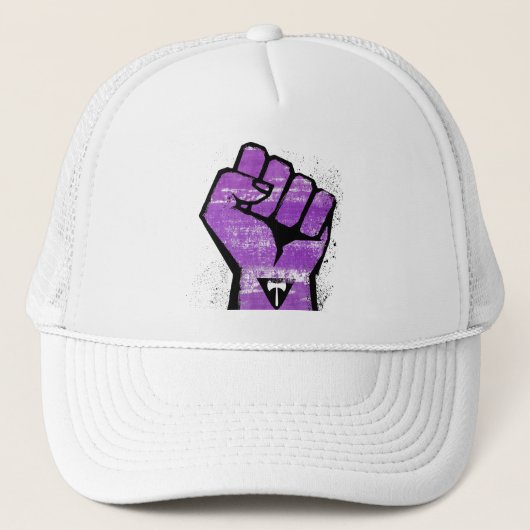 Lesbische weerstand trucker pet (Voorkant)