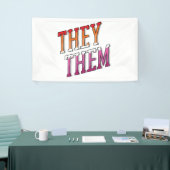 Lesbische woordvoerders spandoek (Beurs)