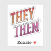 Lesbische woordvoerders sticker (Vel)