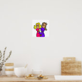 Lesbische Zeemeeuw Poster (Keuken)