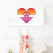 Lesbische Zonsondergang WLW Hart Spandoek (Insitu)