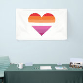 Lesbische Zonsondergang Zonsondergang Spandoek (Beurs)