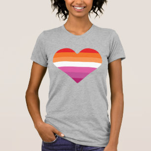 Lesbische Zonsondergang Zonsondergang T-shirt