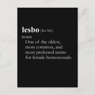 LESBO (definitie) Briefkaart