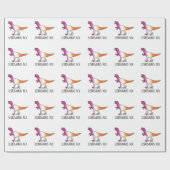 Lesbosaurus rex cadeaupapier (Vlak)