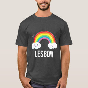 Lesbow Rainbow Gay Pride t Gift T-shirt