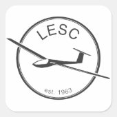 LESC-sticker Vierkante Sticker (Voorkant)
