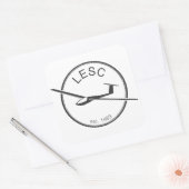 LESC-sticker Vierkante Sticker (Envelop)