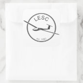LESC-sticker Vierkante Sticker (Tas)