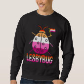 Lesdybug Lesbian Ladybug Pride Lgbt Matching Lesbi Trui (Voorkant)