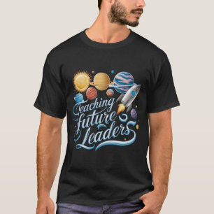 Lesgeven aan toekomstige leiders Space Planet lera T-shirt