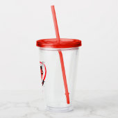 Lesgeven  acryl drinkbeker (Links)