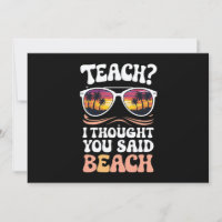 Lesgeven Ik Dacht Dat Je Strandleraar Groovy Zei