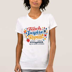 Lesgeven - Inspireren - Herhalen T-shirt