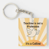 Lesgeven is een Calling Acrylic Sleutelhanger (Voorkant)