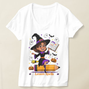 Lesgeven is een complete schreeuw – Halloween-lera T-shirt