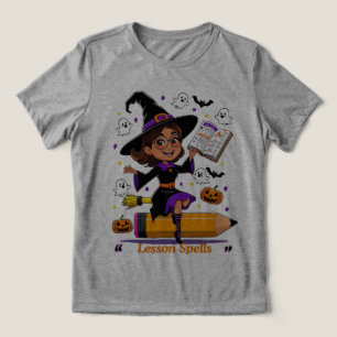 Lesgeven is een complete schreeuw – Halloween-lera Tri-Blend Shirt