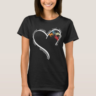 Lesgeven is een kwestie van hart – cadeau-t-shirt t-shirt