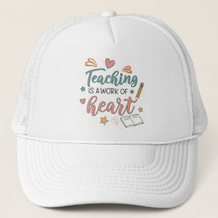 Lesgeven is een kwestie van hart Leraar Trucker Pet