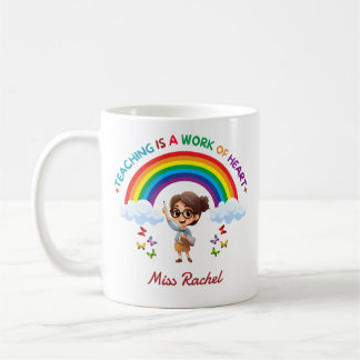 Lesgeven is een kwestie van hart Lieve Regenboog L Koffiemok