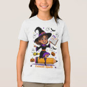 Lesgeven is een totale schreeuw - Halloween Teache Tri-Blend Shirt (Voorkant)