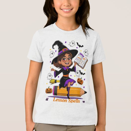 Lesgeven is een totale schreeuw - Halloween Teache Tri-Blend Shirt (Voorkant)