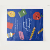 Lesgeven is een werk van hart gepersonaliseerde le wandkleed (Voorkant (horizontaal))