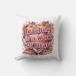 Lesgeven is een werk van het hart - inspirerende l kussen