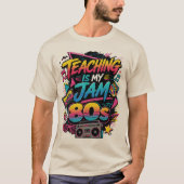 Lesgeven Is Mijn Ding 80s T-shirt (Voorkant)