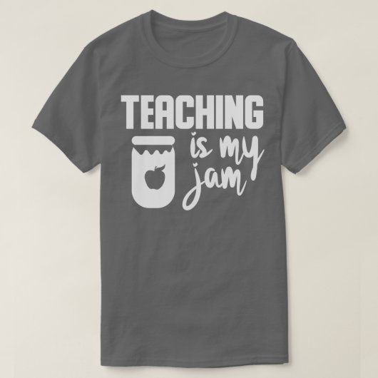 Lesgeven is mijn jam grappige leraar geschenken t-shirt (Design voorkant)