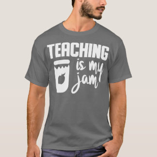 Lesgeven is mijn jam grappige leraar geschenken t-shirt