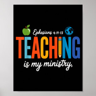 Lesgeven Is Mijn Roeping Schriftuur Christelijk Je Poster