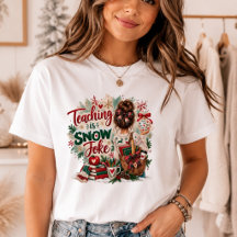 Lesgeven Is Mijn Sneeuwgrap Leraar Kerst T-Shirt