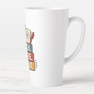 Lesgeven Koffie Herhalen Leraar Retro Terug naar S Latte Mok