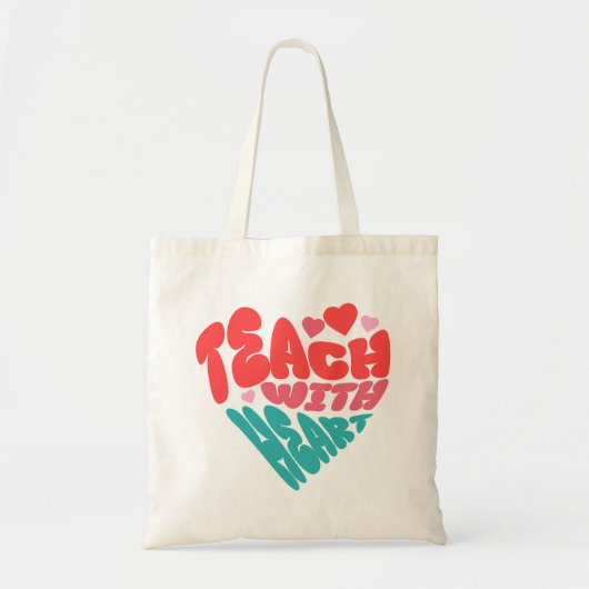 Lesgeven Met Hart Tote Bag (Voorkant)