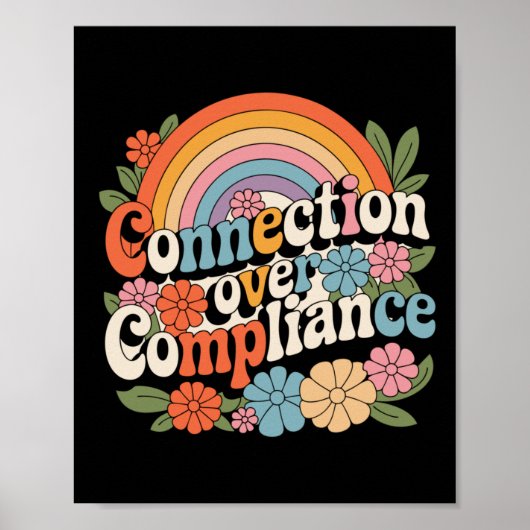 Lesgeven met het hart - Verbinding over compliance Poster (Voorkant)