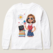 Lesgeven met Vrijheid & Smaak – 4 juli Leraar Tri-Blend Shirt (Voorkant)