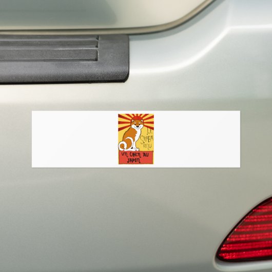 LeShiba Bumpersticker (Op auto)