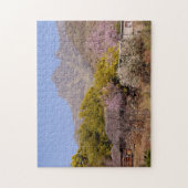 Leshoto dorpsscène. legpuzzel (Verticaal)