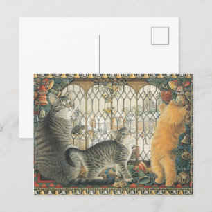 LESLEY ANNE IVORYS CHRISTMAS CAT-BRIEFKAART BRIEFKAART