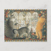 LESLEY ANNE IVORYS CHRISTMAS CAT-BRIEFKAART BRIEFKAART (Voorkant)