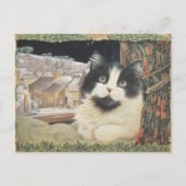  LESLEY ANNE IVORYS CHRISTMAS CAT POSTCARD BRIEFKAART (Voorkant)