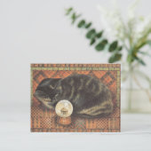LESLEY ANNE IVORYS CHRISTMAS CAT POSTCARD BRIEFKAART (Staand voorkant)