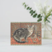 LESLEY ANNE IVORYS CHRISTMAS CAT POSTCARD BRIEFKAART (Staand voorkant)