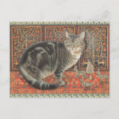LESLEY ANNE IVORYS CHRISTMAS CAT POSTCARD BRIEFKAART (Voorkant)